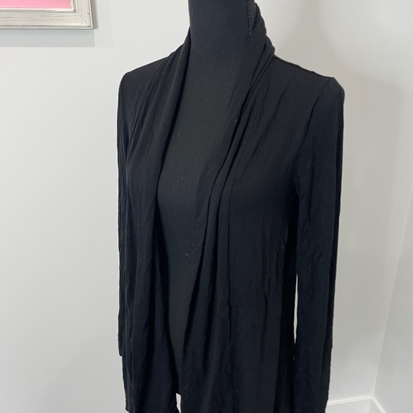 Vince Camuto Black Lightweight Front Open Cardigan - Picture 5 of 8